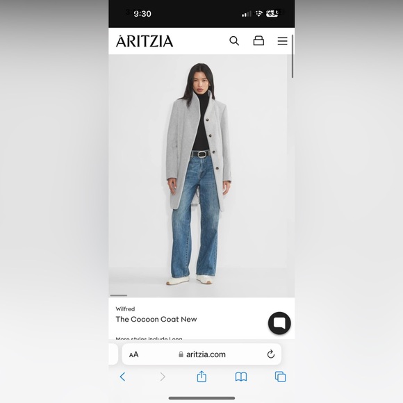 Aritzia Cocoon Coat - Picture 2 of 4
